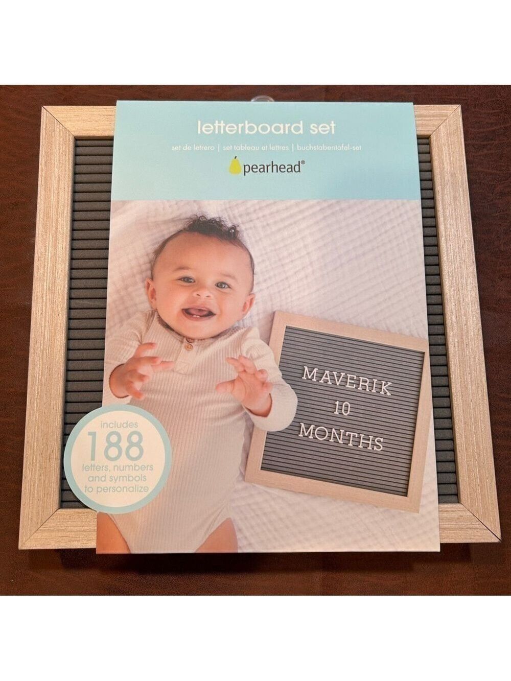 Pearhead Letterboard Set with 188 Characters, New in packaging!